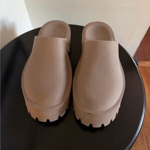 Jeffrey Campbell Tan Mules